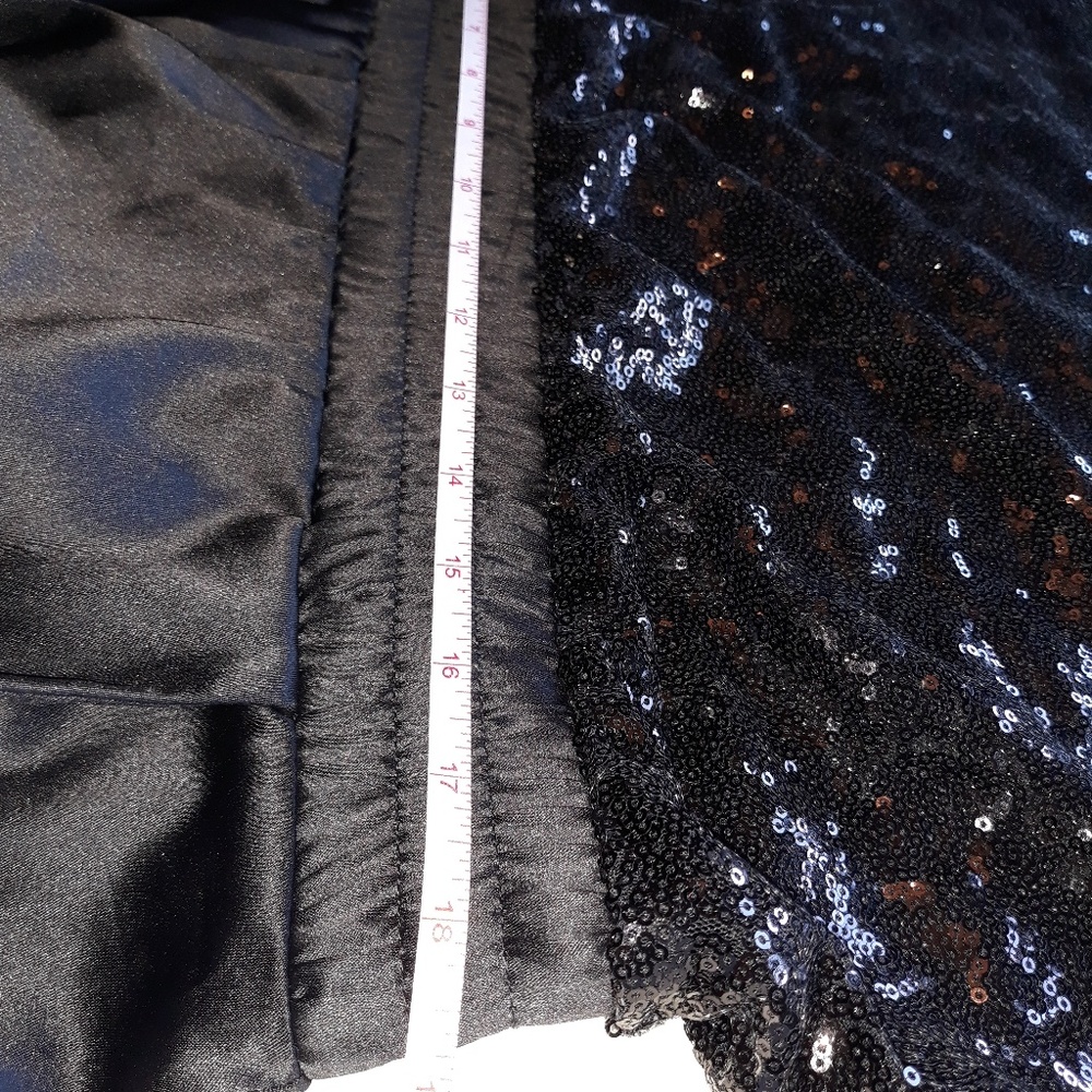 Eva mendes black Jump suits with sequins size XL - Picture 6 of 8